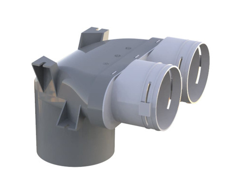 Пленум потолочный Vents Flexivent 0810125/90х2