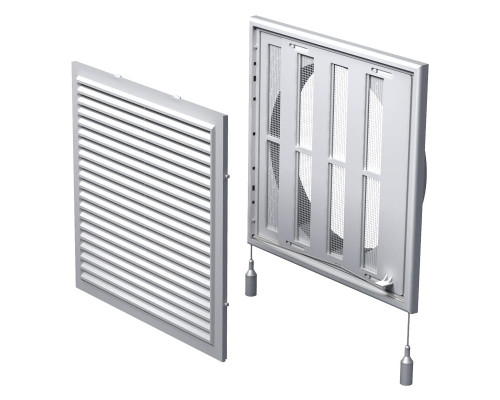 Регулируемая решетка Вентс МВ 250/200 ВРс с фланцем 200 мм