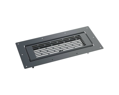 Решітка підлогова 300х100 нержавіюча сталь ФлексіВент FlexiVent