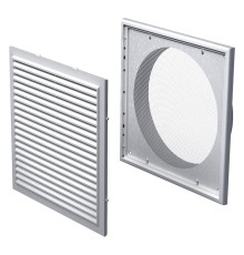 Накладная решетка Вентс МВ 250/200 Вс с фланцем 200 мм