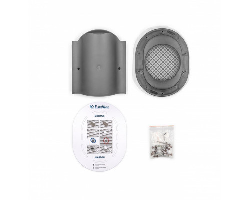 Аератор даховий точковий для змонтованої покрівлі графітовий