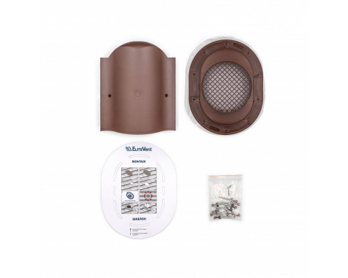 Аератор точковий для змонтованої покрівлі коричневий