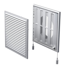 Регулируемая решетка Вентс МВ 250/150 ВРс с фланцем 150 мм
