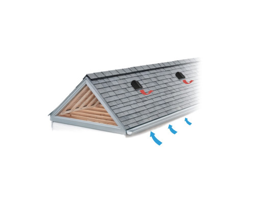 Аератор даховий точковий для бітумної черепиці коричневий