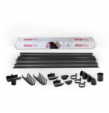 Комплект антрацит 120мм L=4m GIZA