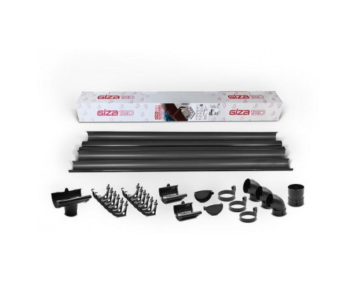 Комплект антрацит 120мм L=6m GIZA