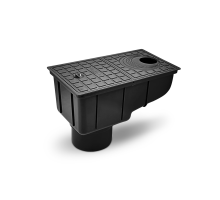 Дощоприймач 50-110 мм чорний