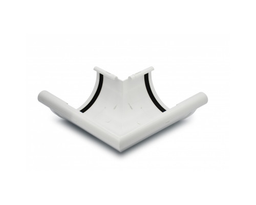 Кут ринви зовнішній 90° білий 120мм GIZA