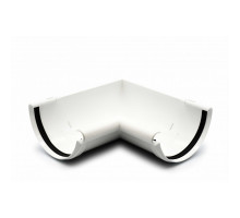 Кут ринви внутрішній 90° білий 120мм GIZA