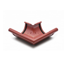 Кут ринви зовнішній 90° червоний 120мм GIZA