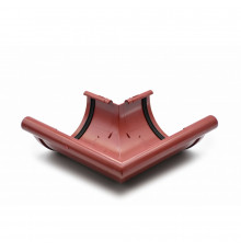 Кут ринви зовнішній 90° червоний 120мм GIZA