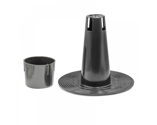 Аератор для плоского даху, чорний