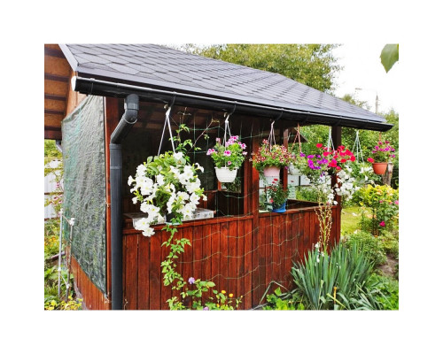 Комплект антрацит 120мм L=4m GIZA