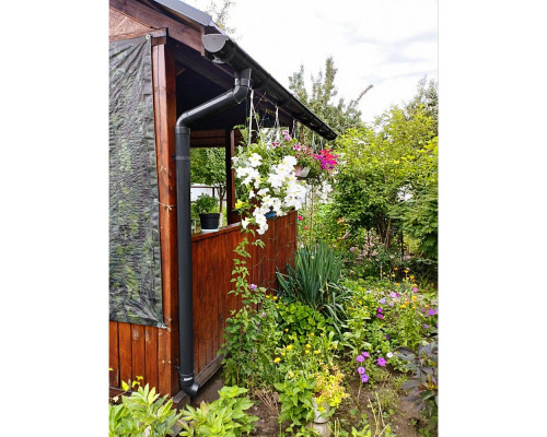 Комплект антрацит 120мм L=4m GIZA