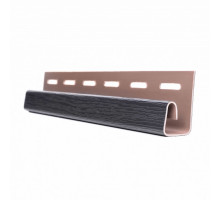 J-профіль L-3000 мм графітовий