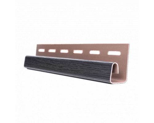 J-профіль L-3000 мм графітовий