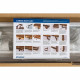 Комплект белый 130мм L=8m RAINWAY