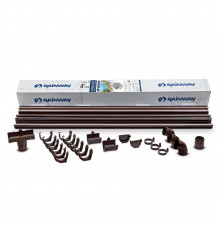 Комплект коричневий 90мм L=8m RAINWAY