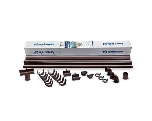 Комплект коричневий 130мм L=8m RAINWAY