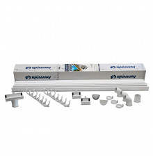 Комплект білий 90мм L=4m RAINWAY