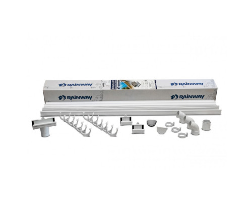 Комплект белый 130мм L=8m RAINWAY