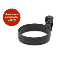 Кронштейн труби 75 мм (RAINWAY 90) графітовий