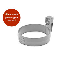 Кронштейн труби 75 мм (RAINWAY 90) сірий
