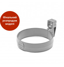 Кронштейн труби 75 мм (RAINWAY 90) сірий