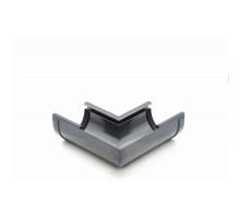 Кут ринви внутрішній 90° (RAINWAY 90) графітовий