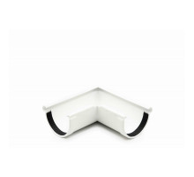 Кут ринви зовнішній 90° (RAINWAY 90) білий