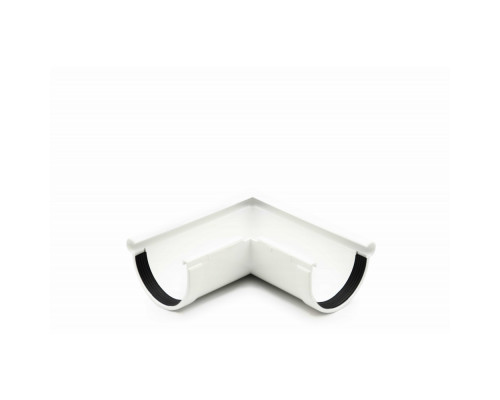 Кут ринви зовнішній 90° (RAINWAY 90) білий