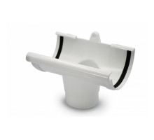 Лійка ринви біла 120мм GIZA