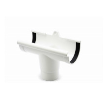 Лійка ринви (RAINWAY 90) біла