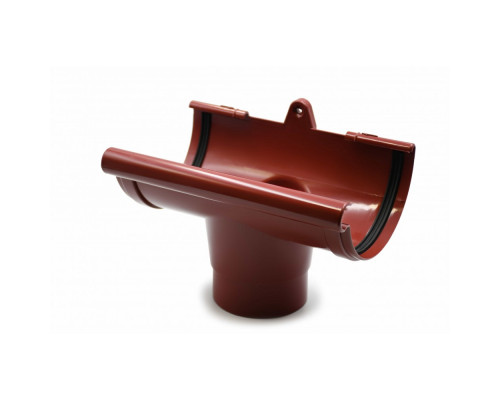 Лійка ринви червона 120мм GIZA