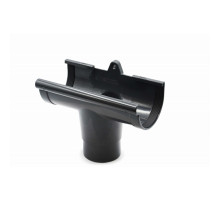 Лійка ринви (RAINWAY 90) графітова