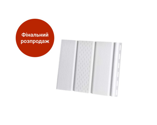 Панель з перфорацією 300x2000 (0.6 м2) біла
