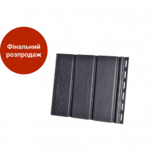 Панель софіту 300x2000 (0.6 м2) графітова