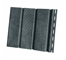 Панель з перфорацією 300x3000 (0.9 м2)  темно-графітова