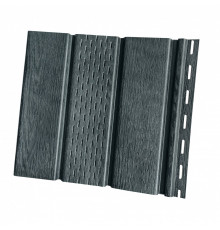 Панель з перфорацією 300x3000 (0.9 м2)  темно-графітова