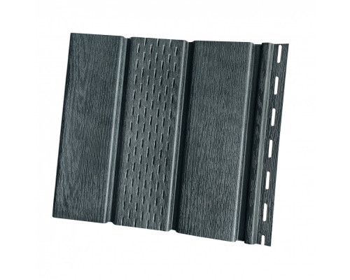Панель з перфорацією 300x3000 (0.9 м2) темно-графітова