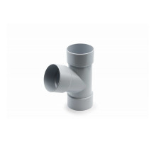 Трійник 67° 75x75 мм (RAINWAY 90) сірий