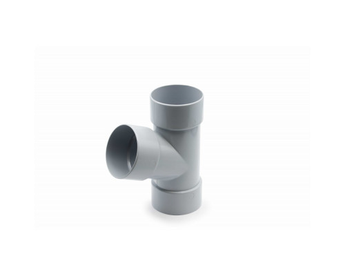 Трійник 67° 75x75 мм (RAINWAY 90) сірий