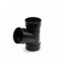 Трійник 67° 100 мм (RAINWAY 130) чорний