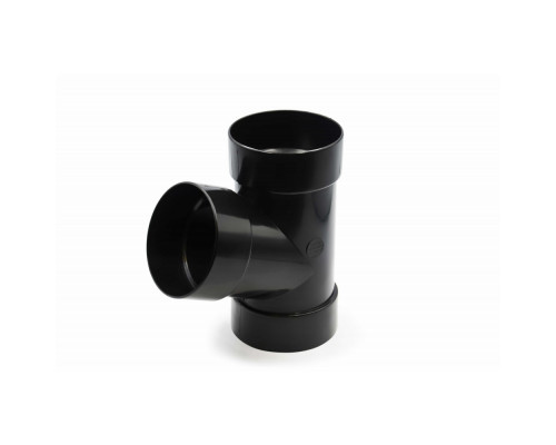Трійник 67° 100 мм (RAINWAY 130) чорний