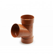 Трійник 67° 100 мм (RAINWAY 130) цегляний