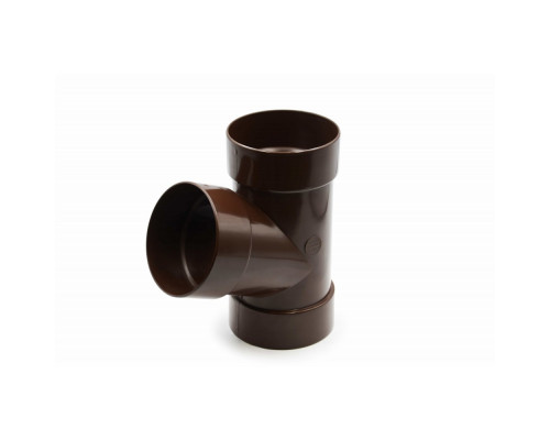 Трійник 67° 100 мм (RAINWAY 130) коричневий