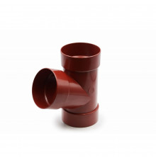 Трійник 67° 100 мм (RAINWAY 130) червоний
