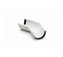 Кут ринви внутрішній 110°-170° (RAINWAY 90), білий, довільний (під замовлення) не регульований