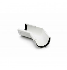 Кут ринви внутрішній 110°-170° (RAINWAY 90), білий, довільний (під замовлення) не регульований