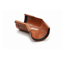 Кут ринви внутрішній 135° (RAINWAY 130) цегляний